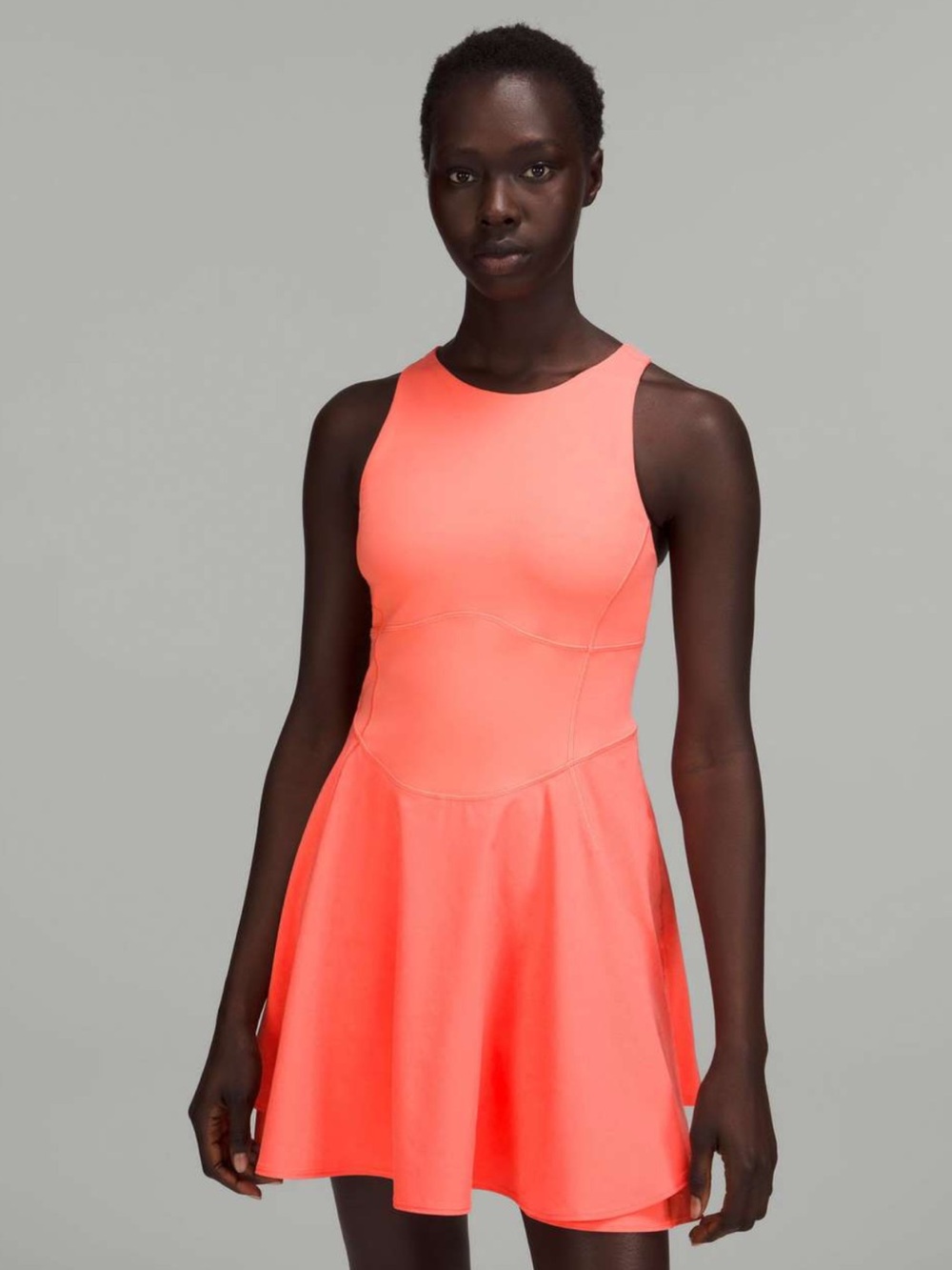 Lululemon Court Crush Dress Raspberry Cream Size 4
